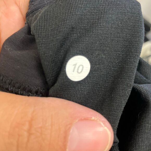 Lululemon fleece lined dance studio black joggers size 10 Gorpcore Baggy #722 - Picture 5 of 9